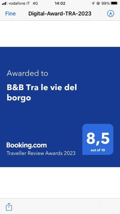 B&B Tra Le Vie Del Borgo Vieste Eksteriør bilde